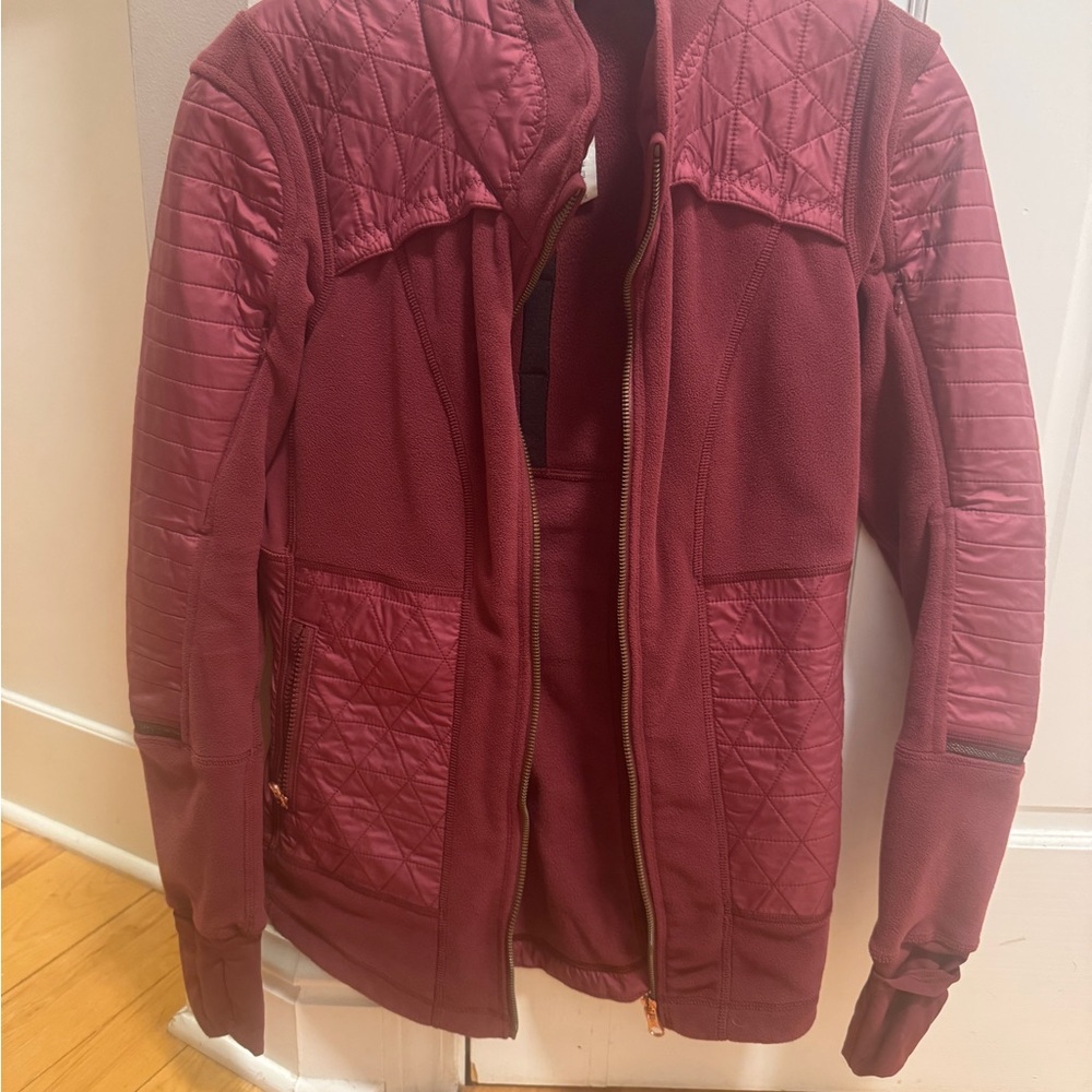 Lululemon Quilted Plum/Burgundy Jacket